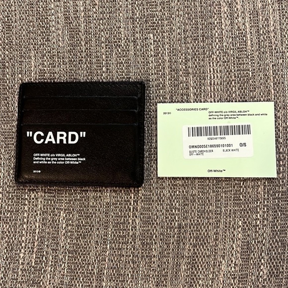Off-White Quote Card Holder - Picture 4 of 10